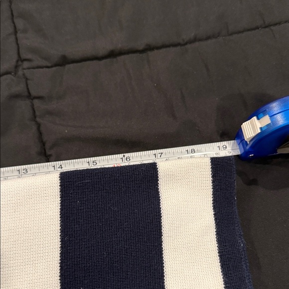 Lauren by Ralph Lauren Navy & White Striped Button sweater cardigan sz 3x - Picture 7 of 9